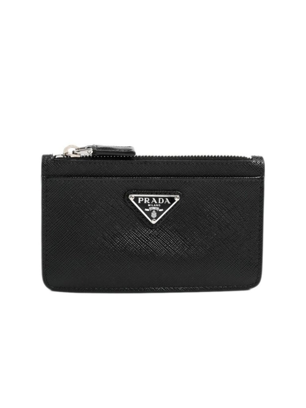 Prada Card Case Saffiano Triangle